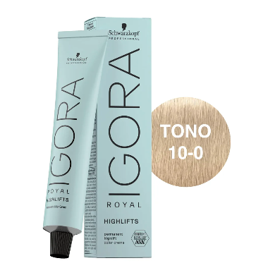 Igora Royal Highlifts Tono 10-0 Rubio Platino Natural 60ml