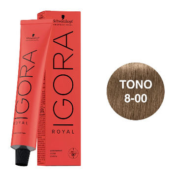 Igora Royal Tono 8-00 Rubio Claro Natural Intenso 60mL