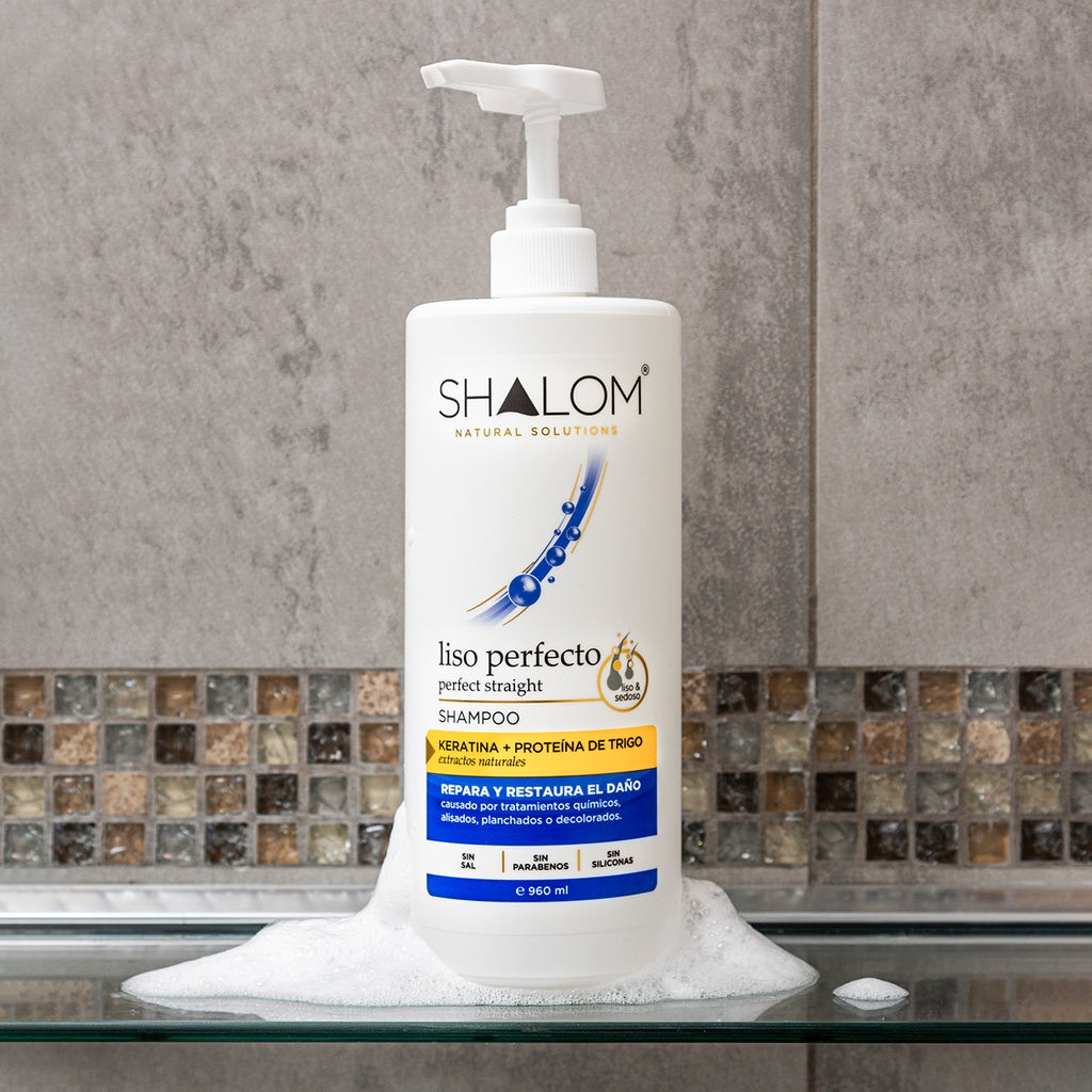 SHAMPOO LISO PERFECTO KERATINA + TRIGO 960 ML