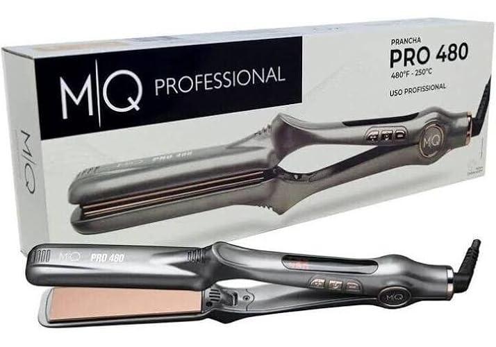 MQ Professional Plancha de Titanio PRO 480 Bivolt  Alisado profesional extremo con tecnología de alto rendimiento