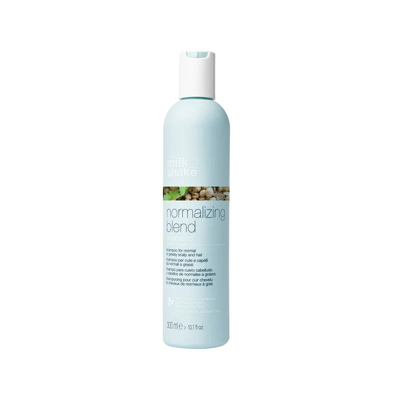 Milk Shake Normalizing Blend Shampoo – 300 ml  Shampoo equilibrante para cuero cabelludo con exceso de grasa