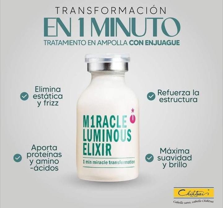 CHIHTSAI Miracle Luminous Elixir – 25 ml | 1 Minute Miracle Transformation