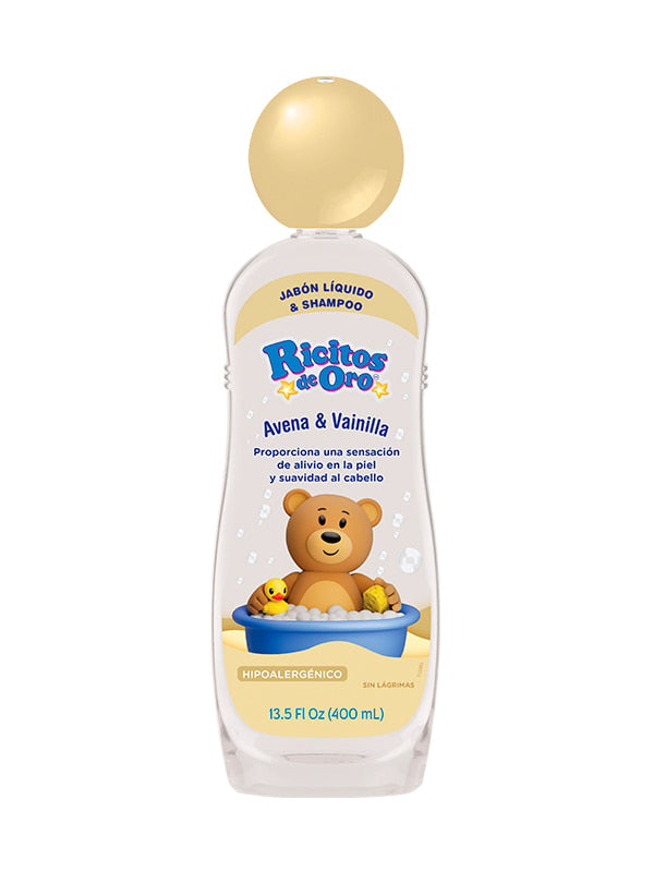 Ricitos de Oro® Jabón Líquido 2 en 1 Avena & Vainilla – 400 ml