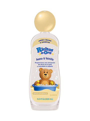 Ricitos de Oro® Jabón Líquido 2 en 1 Avena & Vainilla – 400 ml