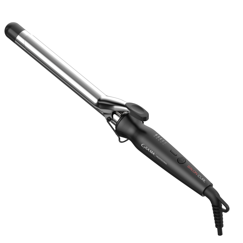 GAMA Professional Salon Curl Classic 25 mm  Rizador profesional para ondas y rizos clásicos con acabado tipo salón