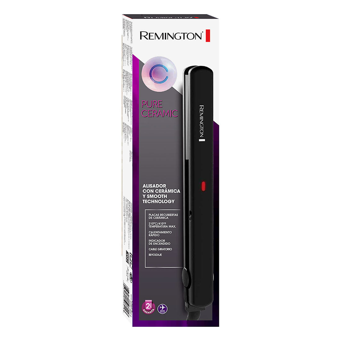 REMINGTON PLANCHA ALISADORA PURE CERAMIC S1001