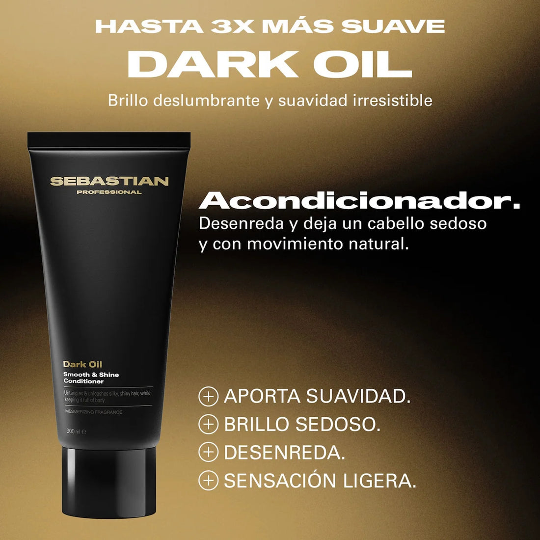SEBASTIAN PROFESSIONAL DARK OIL SMOOTH & SHINE CONDITIONER – 200 ml