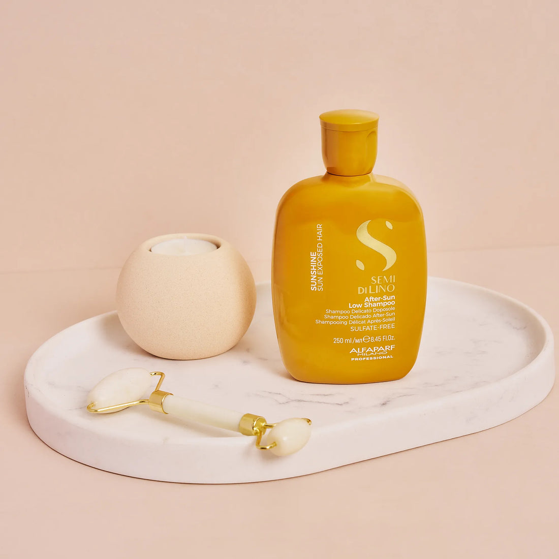 Alfaparf Milano Semi di Lino Sunshine After Sun Low Shampoo – 250 ml | Limpieza Suave Después del Sol