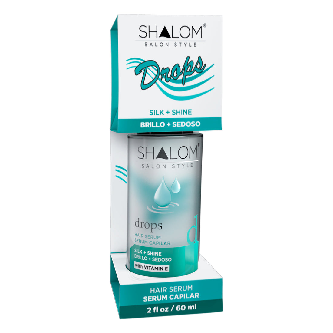 Shalom Drops Original – 60 ml | Brillo, Suavidad y Control del Frizz