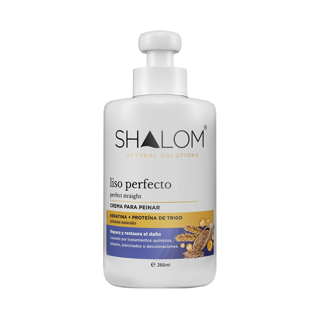Crema para Peinar Liso Perfecto Keratina – 266 ml | Suavidad, Control y Efecto Liso