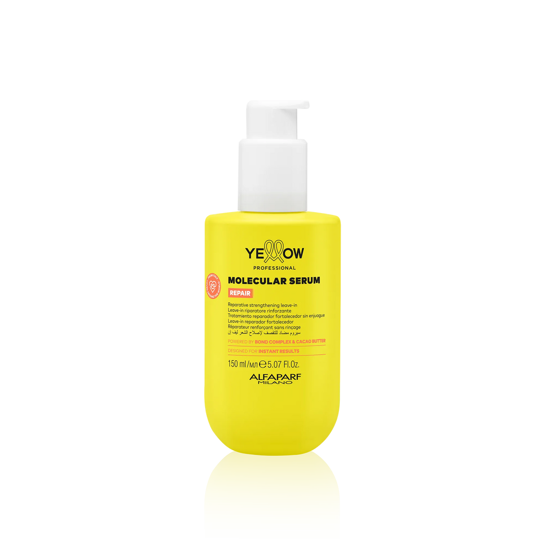 Alfaparf Milano Yellow Professional Molecular Serum – 150 ml | Reparación y Brillo Capilar