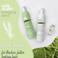 Set Milk Shake Energizing Blend – Shampoo + Conditioner + Scalp Treatment  Rutina profesional fortalecedora para cabello fino, débil y con tendencia a la caída