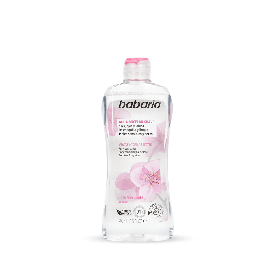Babaria Agua Micelar Rosa Mosqueta – 400 ml