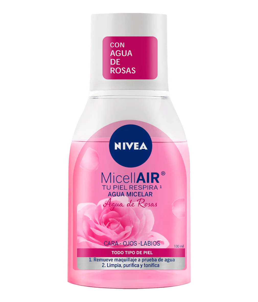 NIVEA Agua Micelar Agua de Rosas – 100 ml / 400 ml