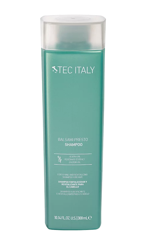 Tec Italy Shampoo Balsami Presto 300 ml – Hidratación y Vitalidad para Cabello Reseco