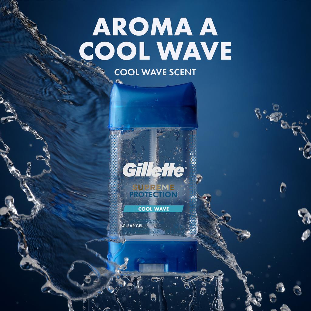 GILLETTE Supreme Protection Cool Wave Clear Gel – 107 g