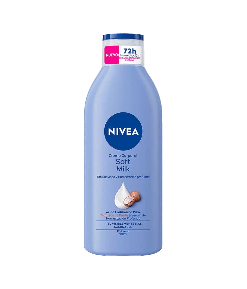 NIVEA Soft Milk 72H – 100 ml / 400 ml / 1000 ml