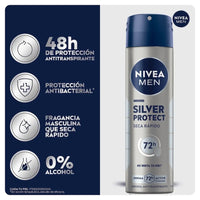 NIVEA Men Silver Protect Antitranspirante Aerosol