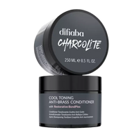 DIFIABA CHARCOLITE COOL TONING ANTI-BRASS CONDITIONER WITH RESTORATIVE BONDPLEX 250ml