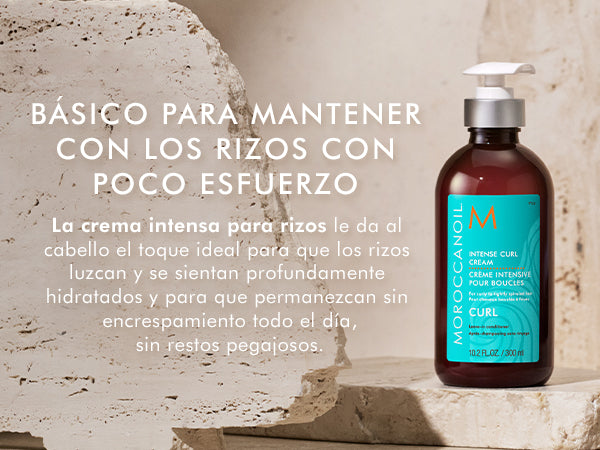 Moroccanoil Intense Curl Cream – 300 ml  Crema intensiva para rizos hidratados, definidos y sin frizz