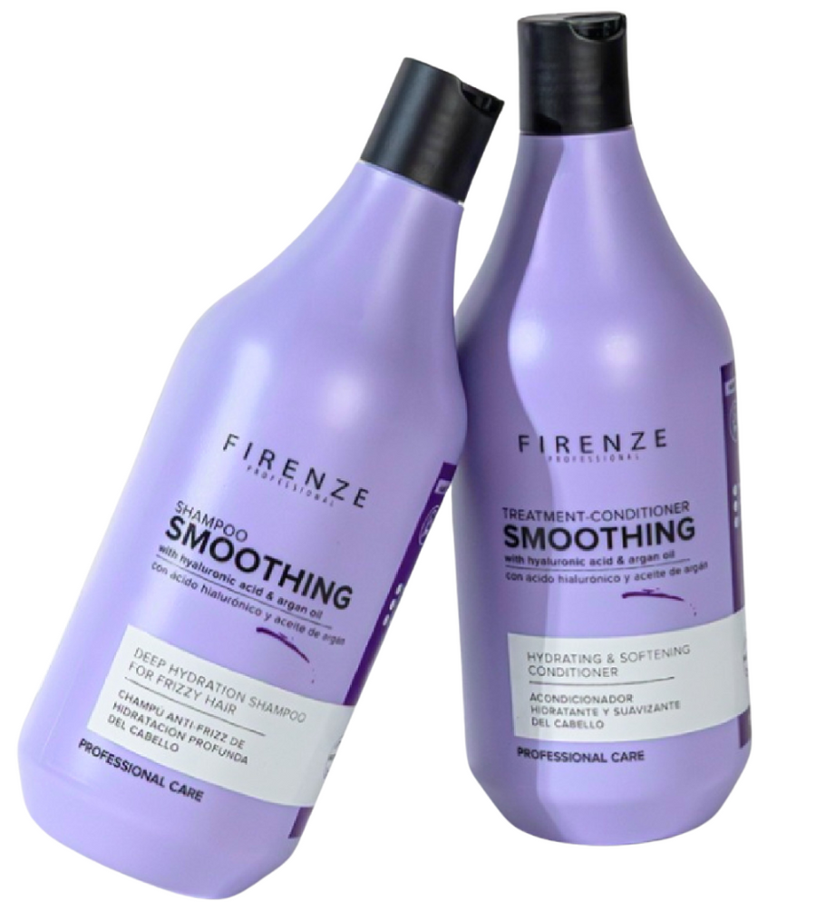 FIRENZE Smoothing Shampoo + Conditioner-Treatment 500 ml – Lenara