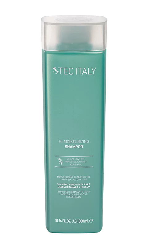 Tec Italy Shampoo Hi-Moisturizing 300 ml – Hidratación Profunda para Cabello Seco