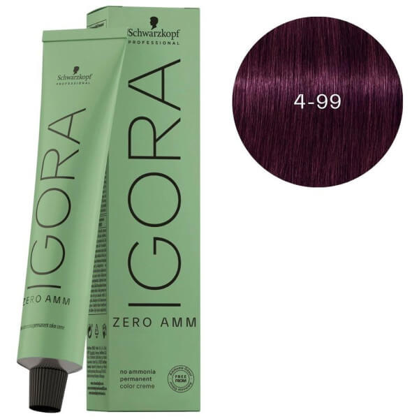 IGORA ROYAL ZERO AMM 4-99 Castaño Medio Violeta Intenso – 60 g