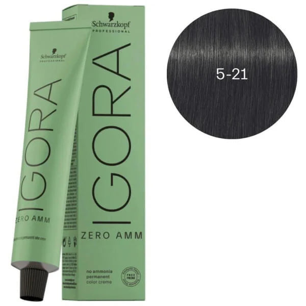 IGORA ROYAL ZERO AMM 5-21 Castaño Claro Ceniza – 60 g