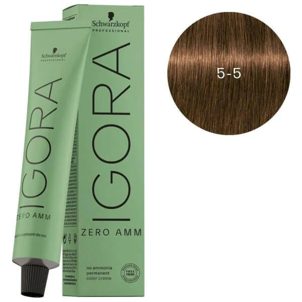IGORA ROYAL ZERO AMM 5-5 Castaño Claro Dorado – 60 g