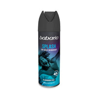 Babaria Splash Dry Body Deodorant – 200 ml  Desodorante corporal en spray para frescura, protección y sensación seca