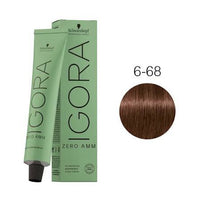 IGORA ROYAL ZERO AMM 6-68 Rubio Oscuro Chocolate Rojo – 60 g