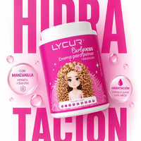 LYCUR Curlys Kids Crema para Peinar para Niñas – 1000 g