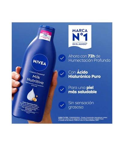 NIVEA Milk Nutritiva 72H – 400 ml