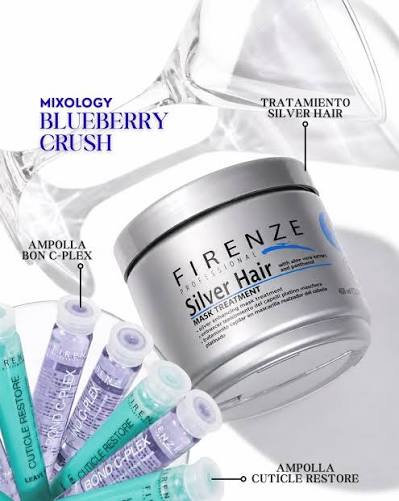 FIRENZE Silver Hair Mask – 400 ml