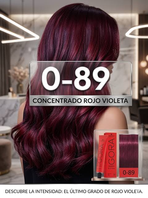 IGORA ROYAL 0-89 Concentrado Rojo Violeta – 60 g
