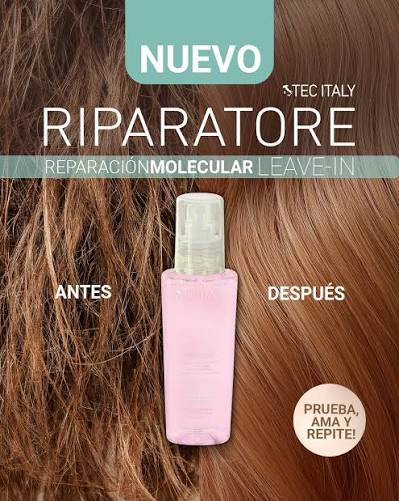 TEC ITALY Riparatore Tratamiento Reparador para Cabello Sobreprocesado – 125 ml  Tratamiento intensivo para reparar y fortalecer el cabello extremadamente dañado