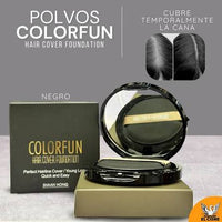 Chihtsai ColorFun Hair Cover Black  Polvos retocadores para cubrir canas y raíces al instante