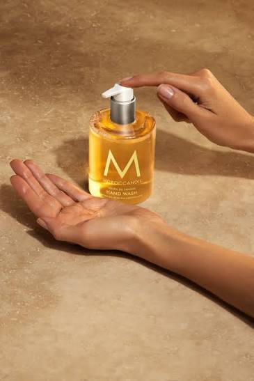 Moroccanoil Hand Wash – Argan Oil with Hyaluronic Acid  Jabón líquido para manos con aceite de argán y ácido hialurónico