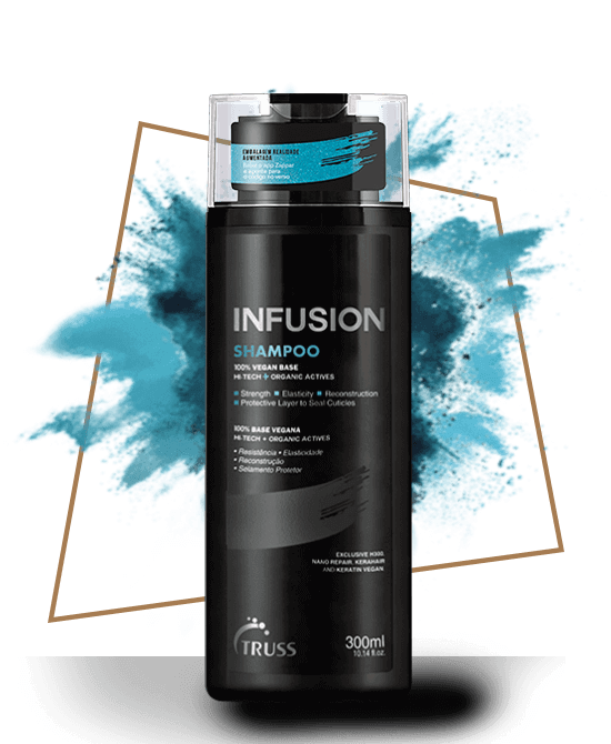 TRUSS Infusion Shampoo – 300 ml  Shampoo hidratante y reparador para cabello seco, opaco y dañado
