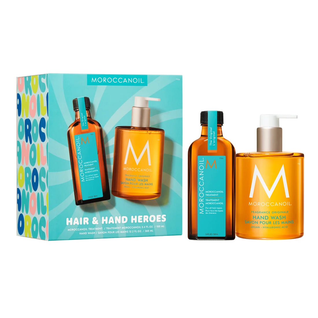 Moroccanoil Hair & Hand Heroes Set  Moroccanoil Treatment Mist 100 ml + Hand Wash 360 ml | Cuidado para cabello y manos