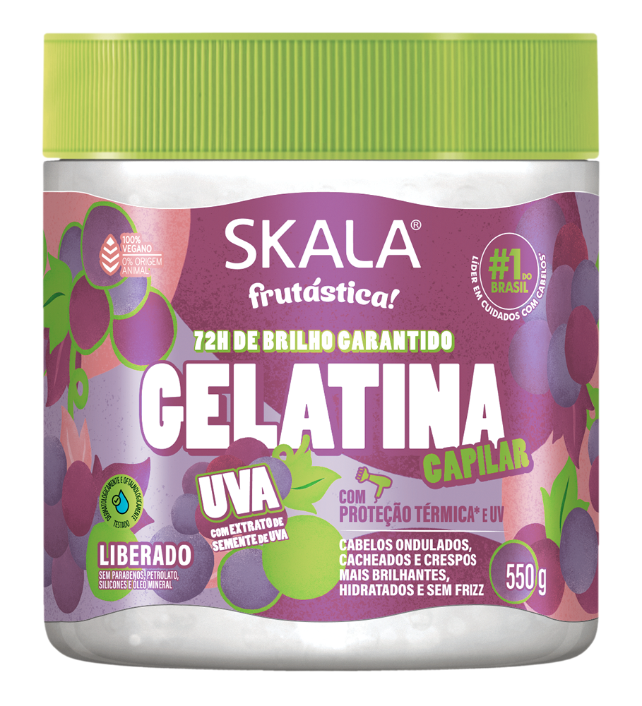 Skala Gelatina Uva – Protector Térmico y UV + Más Brillo – 550 g