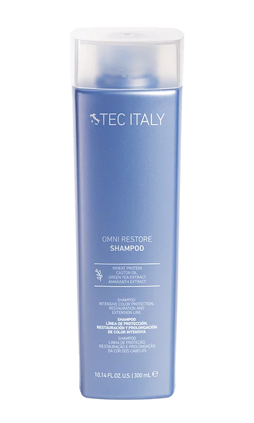 Tec Italy Shampoo Omni Restore 300 ml – Limpieza y Restauración para Todo Tipo de Cabello