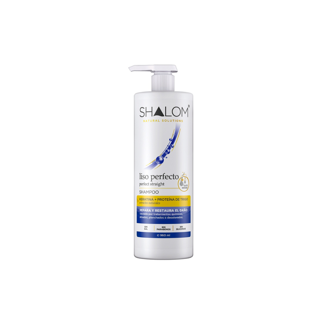 SHAMPOO LISO PERFECTO KERATINA + TRIGO 960 ML