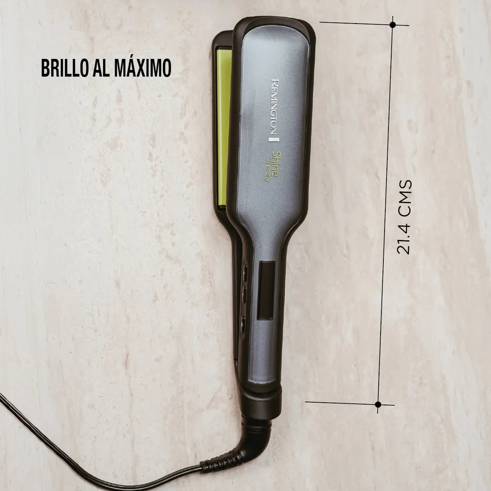 Plancha Alisadora Remington Shine Therapy con Placas Anchas
