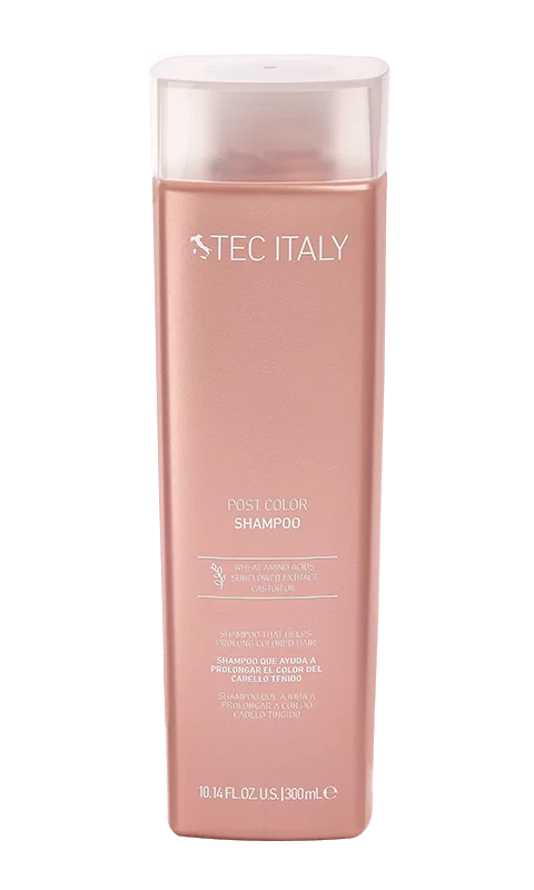 Tec Italy Shampoo Post Color 300 ml – Protección Avanzada para Cabello Teñido
