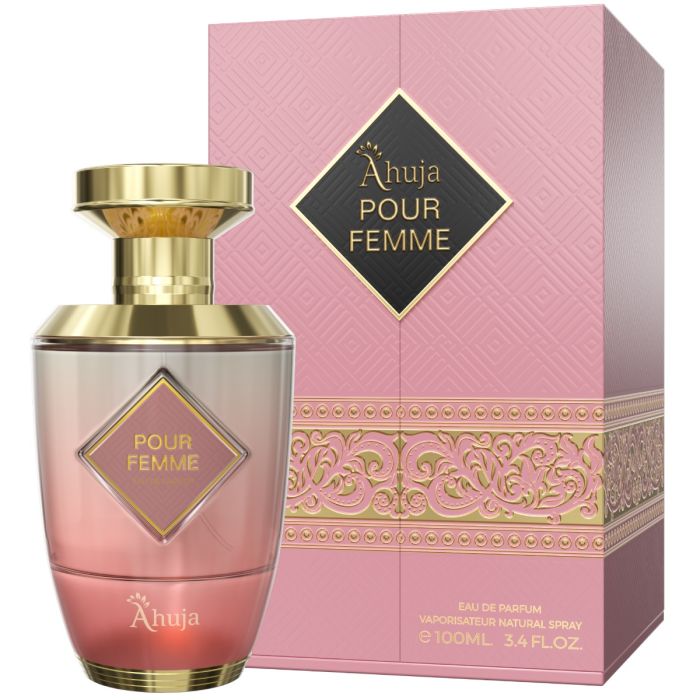 Ahuja Pour Femme – Perfume Árabe 100 ml  Feminidad, elegancia y larga duración