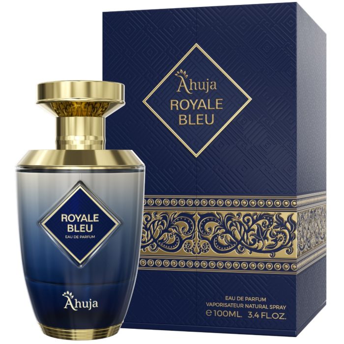 Ahuja Royale Bleu – Perfume Árabe 100 ml  Frescura elegante con carácter sofisticado