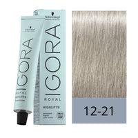 IGORA ROYAL Highlifts 12-21 Super Aclarante Humo Ceniza – 60 g