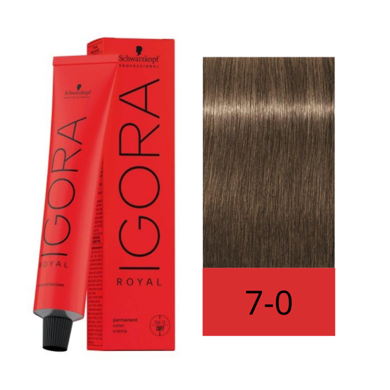 IGORA ROYAL 7-0 Rubio Medio Natural – 60 ml