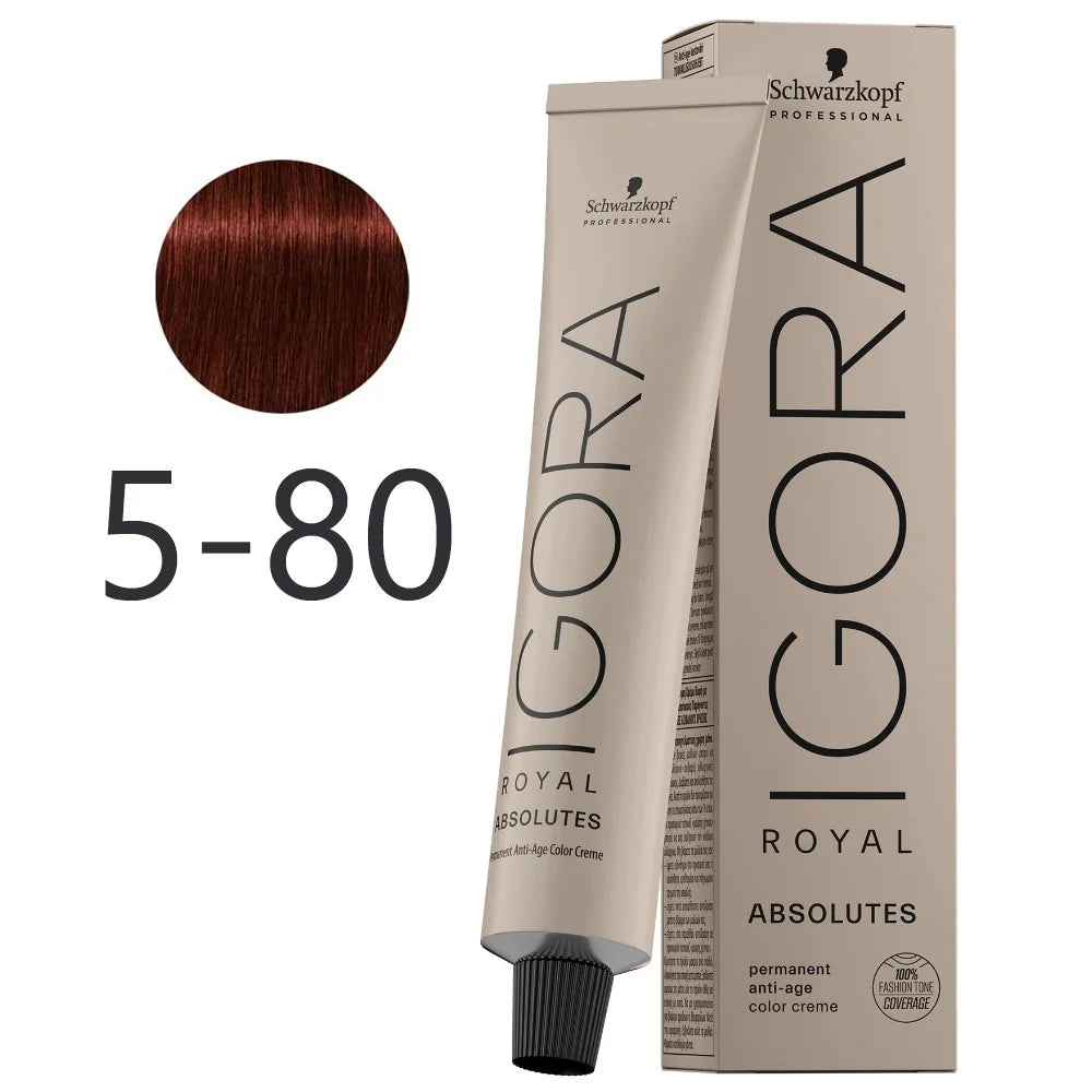 IGORA ROYAL Absolutes 5-80 Castaño Claro Rojo Natural – 60 gr